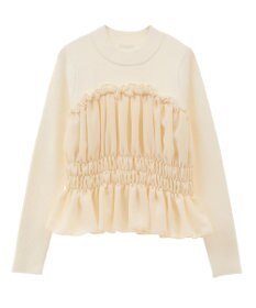 Green Parks ・ｓｗｉｎｇ　ｂｙ　ビスチェレイヤーハイネックニット