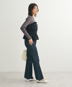 Green Parks ・ｓｗｉｎｇ　ｂｙ　ビスチェレイヤーハイネックニット