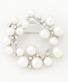 ANY サークルパールブローチ