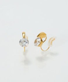 Phoebe 【痛くないシリーズ/金属アレルギー対応】スターリスビジューライトフィットイヤリング　ゴールド