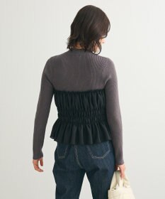 Green Parks ・ｓｗｉｎｇ　ｂｙ　ビスチェレイヤーハイネックニット