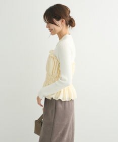 Green Parks ・ｓｗｉｎｇ　ｂｙ　ビスチェレイヤーハイネックニット