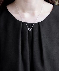 Tiaclasse L 【洗える】フロントタックバックギャザーフレアチュニックブラウス