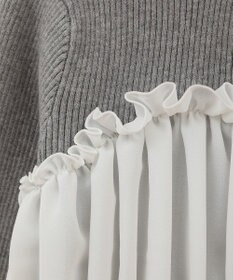 Green Parks ・ｓｗｉｎｇ　ｂｙ　ビスチェレイヤーハイネックニット