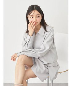 earth music&ecology ジップショートシャツ