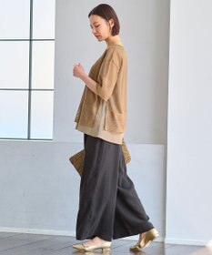 自由区 【洗える・XSサイズあり】レースEDGE Tシャツ＆インナータンクトップセット トップス