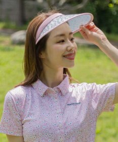 FILA GOLF／marie claire 【marie claire SPORT】花柄UVクリップサンバイザー