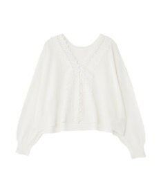 earth music&ecology 【2WAY】レーストリムシアーニットカーディガン