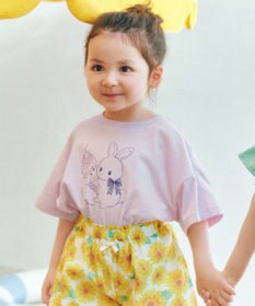 ANY KIDS 【綿100%/接触冷感】ひんやり オーバーサイズ アニマルTシャツ