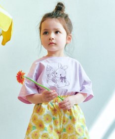 ANY KIDS 【綿100%/接触冷感】ひんやり オーバーサイズ アニマルTシャツ