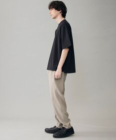 UNFILO MENS リネンライク イージーテーパード