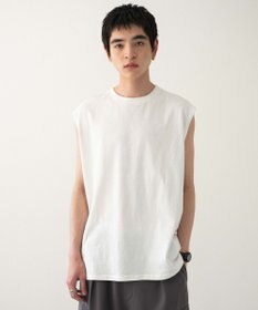 WEGO 【ユニセックス着用ITEM/MLサイズ展開/綿100%】スリーブレスコットンT