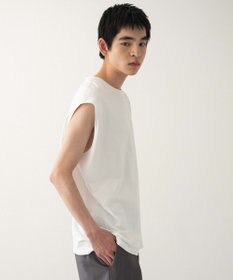 WEGO 【ユニセックス着用ITEM/MLサイズ展開/綿100%】スリーブレスコットンT