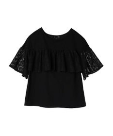 Green Parks ・ＳＵＧＡＲ　ＳＰＯＯＮ　レースフリルプルオーバー