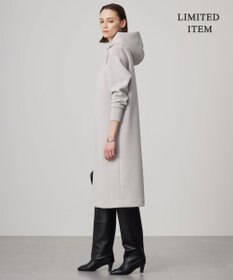 ICB 【WEB限定・洗える】ソフトダンボール フーディワンピース