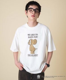 WEGO 【新柄追加/ユニセックス着用アイテム/SMLサイズ展開】TOMandJERRYグラフィックT（S）