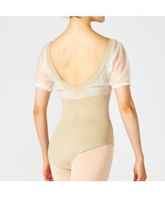 Chacott ドレープスリーブレオタード