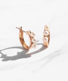 TOCCA 【WEB限定】TRILL PEARL PIERCED EARRINGS K10 淡水パール ピアス