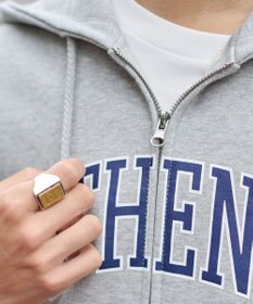 WEGO 【ユニセックス着用ITEM】カレッジロゴジップパーカー（SS）