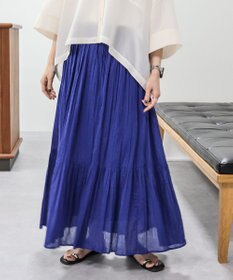 AMERICAN HOLIC ボイルクリンクルティアードスカート