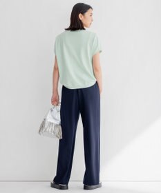 23区 L 【WEB限定/洗える】2WAYストレッチツイル ワイドパンツ