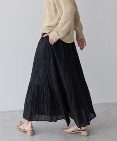 AMERICAN HOLIC ボイルクリンクルティアードスカート