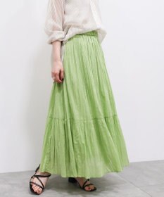 AMERICAN HOLIC ボイルクリンクルティアードスカート