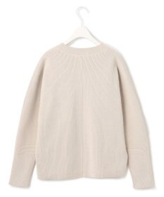 ICB 【洗える】コットンシェニール Vネックニット