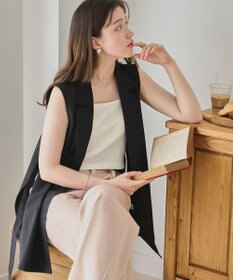 WEGO リネンライクサイドベルトベスト