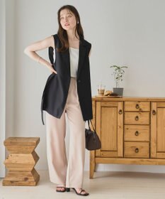 WEGO リネンライクサイドベルトベスト