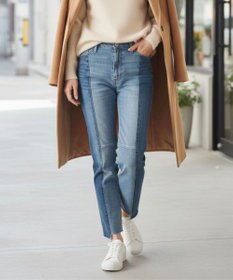 OP／FILA 【OP】美脚パッチワークデニム