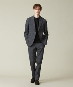 J.PRESS MEN 【KING SIZE】【MECHANICAL】【セットアップ対応 / 超軽量 / 清涼感 / 洗える】 ナイロンハイパワーストレッチ リネンルックジャケット