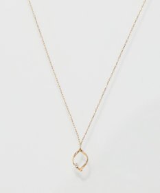 Phoebe 【K10】リーフィーダイヤモンドネックレス/全長:40cm