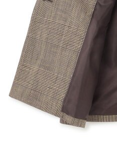 uncrave グレンチェック ジレ