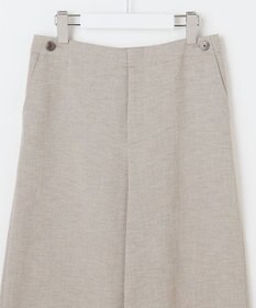 J.PRESS LADIES Shineシャンブレーツイル クロップド パンツ