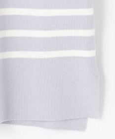 J.PRESS LADIES 【洗える】KATE パネルボーダー ボートネック ニット