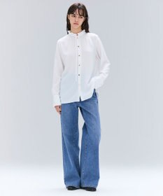 BEIGE， 【洗える】STOW / フリルタイブラウス