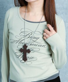 WEGO 【ユニセックス着用ITEM】MPUエンボスロゴクロスネックレス