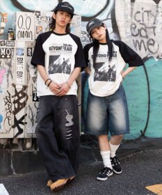 WEGO 【ユニセックス着用ITEM/MLサイズ展開】ヴィンテージライクラグラングラフィックT（SS）