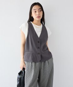 CRAFT STANDARD BOUTIQUE バックスリットショートベスト