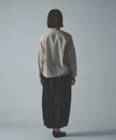 muuc コットンローン長袖ブラウス