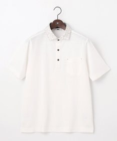 JOSEPH ABBOUD 【リネン素材/清涼感/吸水速乾】リネンハニカム 半袖 ポロシャツ
