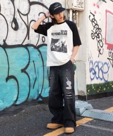 WEGO 【ユニセックス着用ITEM/MLサイズ展開】ヴィンテージライクラグラングラフィックT（SS）