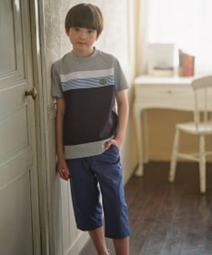 J.PRESS KIDS 【110-130cm】40/2 天竺ブロッキング Ｔシャツ