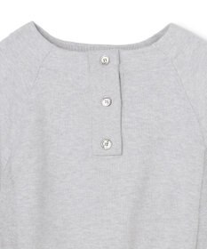 uncrave スウェットライクニット ヘンリーネックトップス