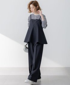 23区 L 【大好評素材/洗える】コットンベアジャージー ロング Tシャツ