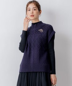 組曲 S 【WEB限定】バルキーニット ベスト