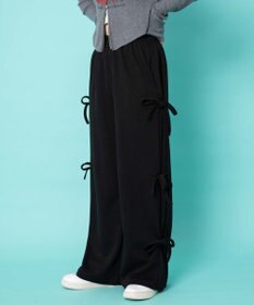 WEGO サイドリボンスウェットパンツ