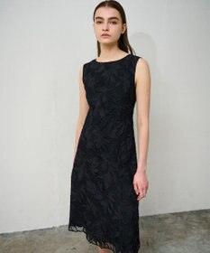 GRACE CONTINENTAL ケミカルリーフドレス