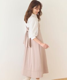 Feroux 【新色追加・洗える】バックリボン キャミワンピース
